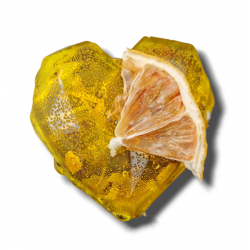 "Lemon Sorbet" heart - small