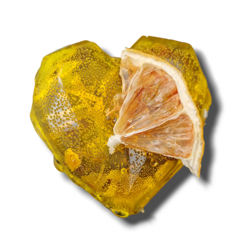 "Lemon Sorbet" heart - small "Lemon Sorbet" heart - small