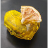 "Lemon Sorbet" heart - small