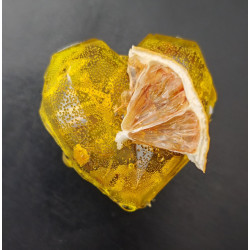 "Lemon Sorbet" heart - small