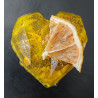 "Lemon Sorbet" heart - small