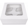 White 4 Hole Box with Window