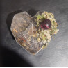 "By the fireplace" - Heart - small