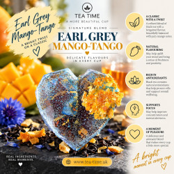 "Earl Grey Mango-Tango" HEART